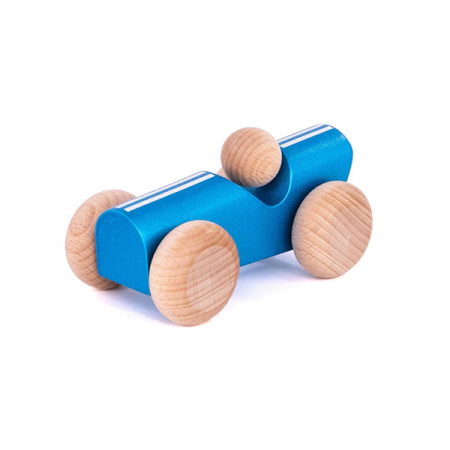 Blue Vintage Racing Car (Bajo)