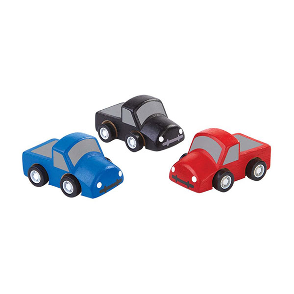 Set of 3 Small Trucks (Plan Toys)