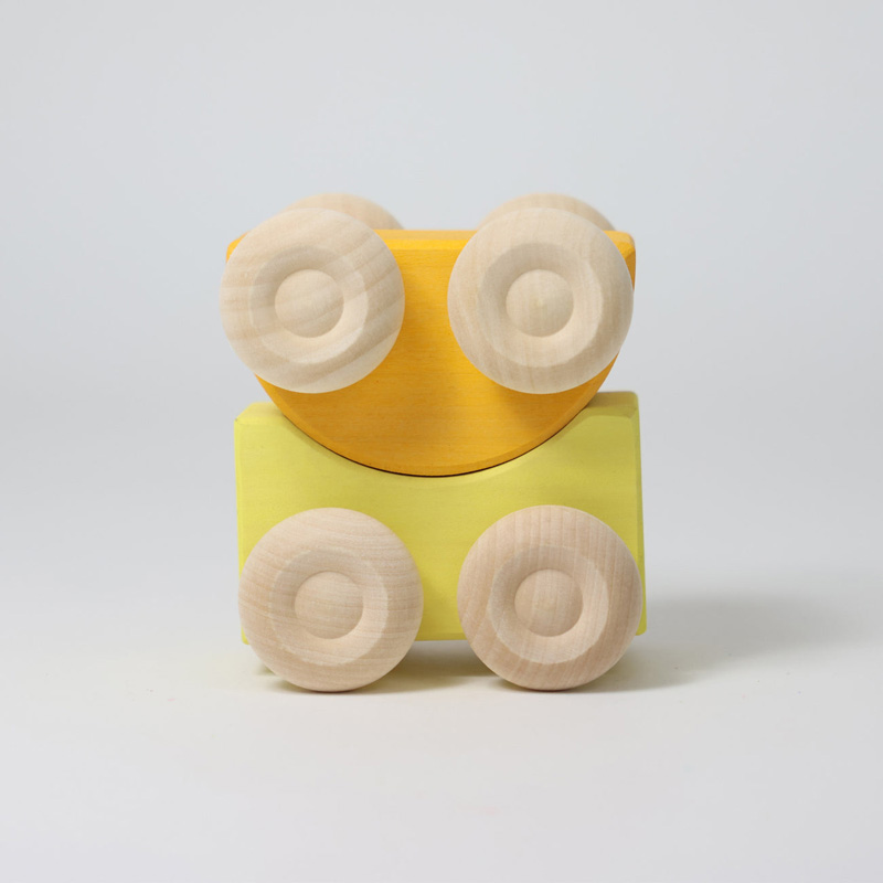 Grimm's Stacking Cars Yellow