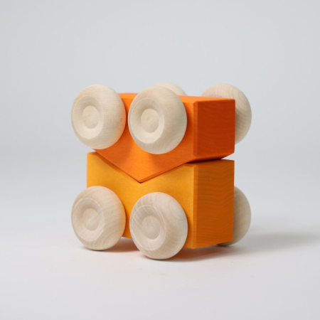 Grimm's Stacking Cars Orange