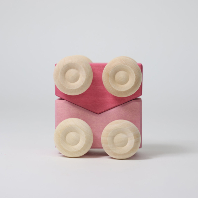 Grimm's Stacking Cars Pink