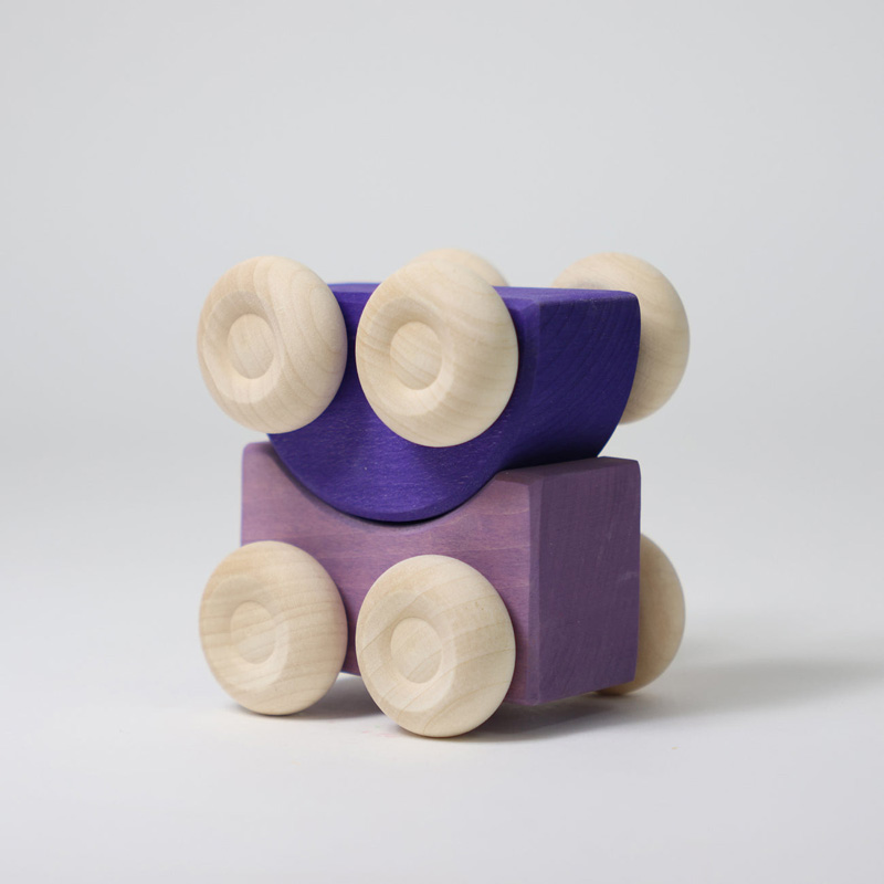 Grimm's Stacking Cars Purple
