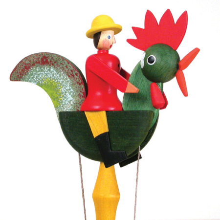 Rooster Rider with Pendulum