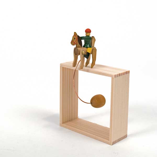 Small Swinging Horse and Rider