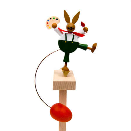 Swinging Easter Rabbit