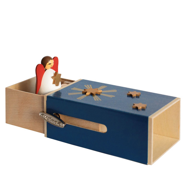 Sliding Music Box with Angel