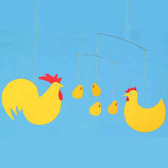 Easter Mobile / Chicken Family