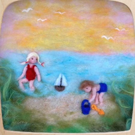 Toverlux silhouette - Het Wol Feetje - Beach Children