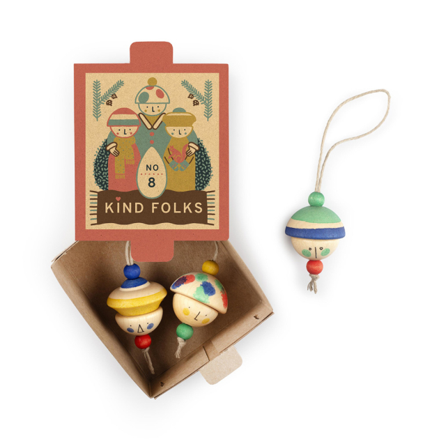 Grapat Ornament Set Nr 8 KIND FOLKS