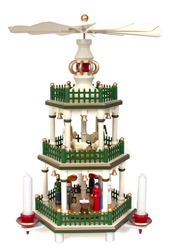 A Christmas candle pyramid by Flath